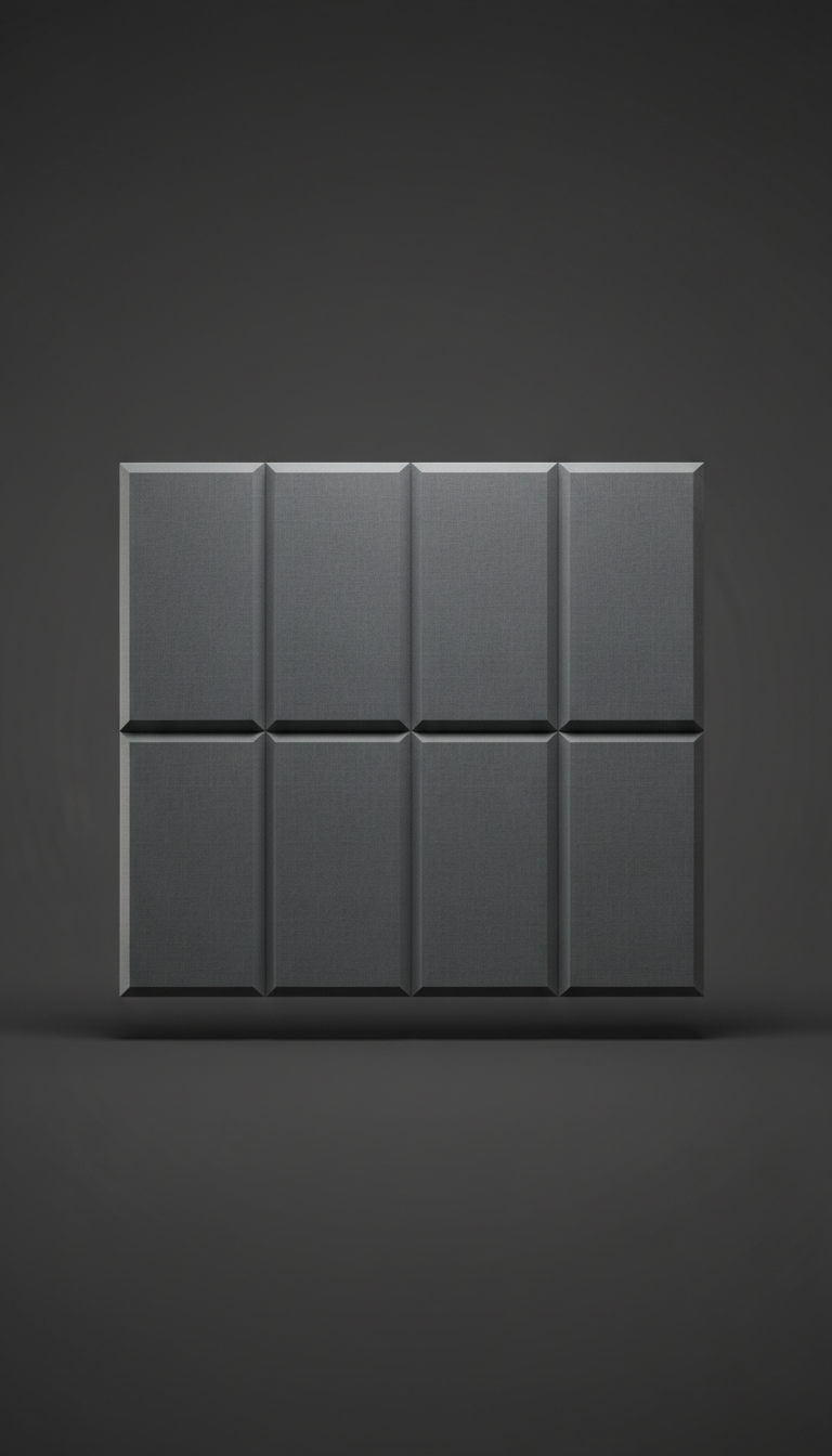Rectangular Acoustic Panel Slate Grey
