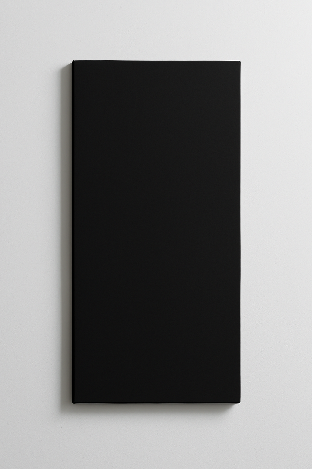 Fabric Wrapped Acoustic Panel 1200x600x25mm NRC 0.95 - Black or White - Melbourne Install or Single Panel