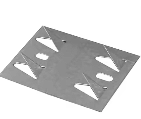 Impaling clip used to mount acoustic panels