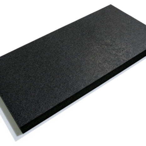 Fabric Wrapped Acoustic Panel 1200x600x25mm NRC 0.95 - Black or White - Melbourne Install or Single Panel